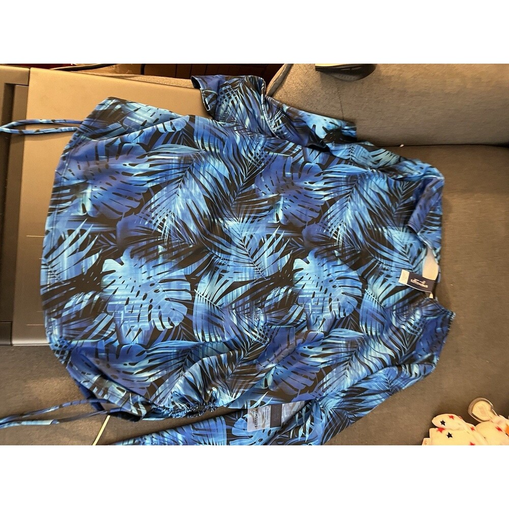 NWT SwimsuitsForAll Blue Beach Dress size 18 Summer